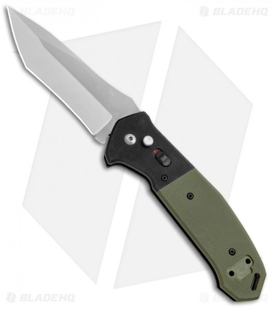 Bear OPS Bold Action V Tanto Automatic Knife Black/Green G-10 (3.75" Gray) 3 Bear OPS Bold Action V Tanto Automatic Knife Black/Green G-10 (3.75" Gray)