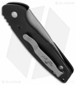 Bear OPS Bold Action X Automatic Knife Black Aluminium (2.6" Bead Blast) -Avokelavavat Sales Store Bear Ops Bold Action X black aluminum BB BHQ 82584 er side