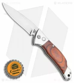 Bear & Son Bear And Son Automatic Lockback Knife Rosewood (2.75" Satin) -Avokelavavat Sales Store Bear and Son Rosewood Automatic Lockback BHQ 118796 LS Bottlecap