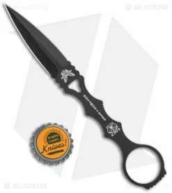 Benchmade SOCP Dagger Fixed Blade Knife (3.22" Black) 176BKGY 9 Benchmade SOCP Dagger Fixed Blade Knife (3.22" Black) 176BKGY -Avokelavavat Sales Store Benchmade 176BKGY SOCP Dagger Black BHQ 118499 jr bottlecap
