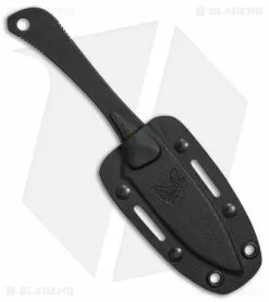 Benchmade Altitude Fixed Blade Knife (3" Black) 15200DLC -Avokelavavat Sales Store Benchmade Altitude black BHQ 78766 er sheath