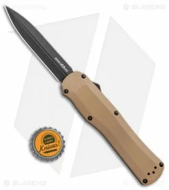 Benchmade Autocrat D/A OTF Automatic Knife Tan G-10 (3.71" Black) 3400BK-2 -Avokelavavat Sales Store Benchmade Autocrat DA OTF Auto Brown G 10 Black 3400BK 1 BHQ 104902 jr bottlecap