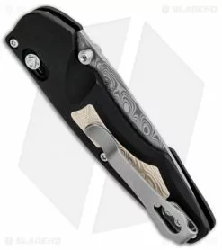 Benchmade Gold Class Emissary Spring Assisted Axis Knife (3" Damasteel) 470-131 -Avokelavavat Sales Store Benchmade Gold Class Emissary SA Axis Damasteel 470 131 BHQ 15144 jr side