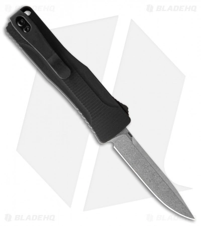 Benchmade Om 4850 D/A OTF Automatic Knife Black Aluminum (2.5" Satin) 4 Benchmade Om 4850 D/A OTF Automatic Knife Black Aluminum (2.5" Satin) - Image 2