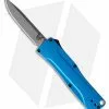 Benchmade Om D/A OTF Automatic Knife Blue Alum. (2.5" Gray) 4850-1