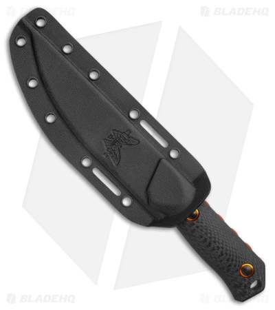 Benchmade Raghorn Hunting Fixed Blade Knife Carbon Fiber (4" Orange) 15600OR 6 Benchmade Raghorn Hunting Fixed Blade Knife Carbon Fiber (4" Orange) 15600OR - Image 4