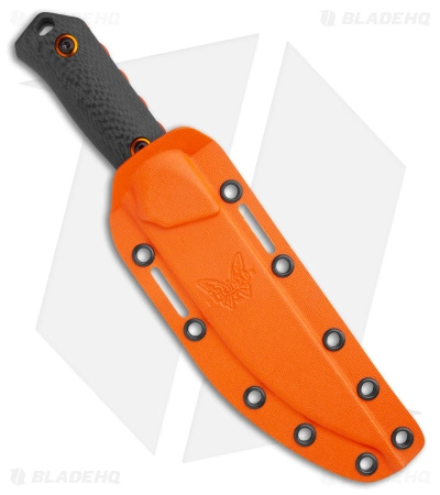 Benchmade Raghorn Hunting Fixed Blade Knife Carbon Fiber (4" Orange) 15600OR 5 Benchmade Raghorn Hunting Fixed Blade Knife Carbon Fiber (4" Orange) 15600OR - Image 3