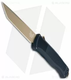 Benchmade Shootout D/A OTF Automatic Knife Crater Blue (3.5" FDE PVD) 5370FE-01