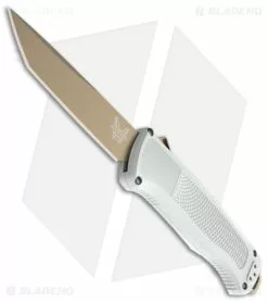 Benchmade Shootout D/E OTF Automatic Knife Cool Gray (3.5" FDE PVD) 5370FE-02