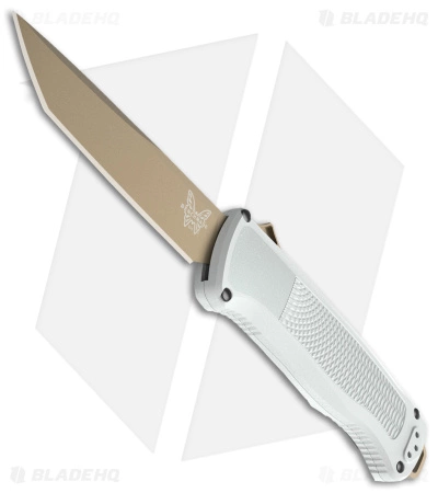 Benchmade Shootout D/E OTF Automatic Knife Cool Gray (3.5" FDE PVD) 5370FE-02 3 Benchmade Shootout D/E OTF Automatic Knife Cool Gray (3.5" FDE PVD) 5370FE-02