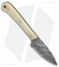 Beretta Damascus Short Skinner Fixed Blade Bone (3" Damascus) 7 Beretta Damascus Short Skinner Fixed Blade Bone (3" Damascus) -Avokelavavat Sales Store Beretta damascus short skinner BHQ 69105 er side