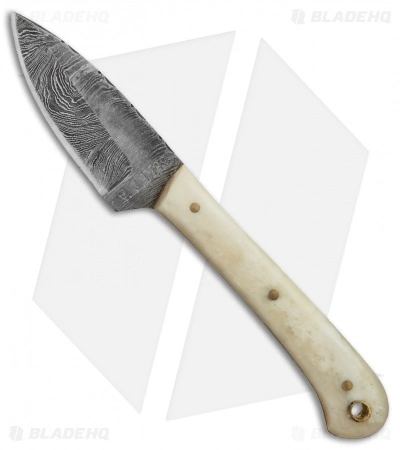 Beretta Damascus Short Skinner Fixed Blade Bone (3" Damascus) 3 Beretta Damascus Short Skinner Fixed Blade Bone (3" Damascus)
