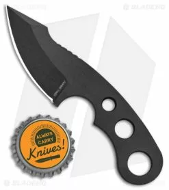 Black Widow Knifeworks Spiderling Fixed Blade Neck Knife Drop Point (2" Black) -Avokelavavat Sales Store Black Widow Knifeworks Spiderling Neck Knife DP Black BHQ 102103 jr bottlecap