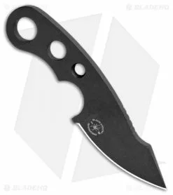 Black Widow Knifeworks Spiderling Fixed Blade Neck Knife Drop Point (2" Black) -Avokelavavat Sales Store Black Widow Knifeworks Spiderling Neck Knife DP Black BHQ 102103 jr spine