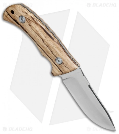 Fox Knives BlackFox 132ZW Fixed Blade Knife Zebra Wood (3.75" Satin) 4 Fox Knives BlackFox 132ZW Fixed Blade Knife Zebra Wood (3.75" Satin) - Image 2
