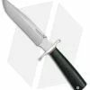 Blackjack Knives Blackjack Classic Model 7 Fixed Blade Knife Solid Black Micarta (7" A-2 Satin)