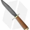 Blackjack Knives Blackjack Classic Model 7 Fixed Blade Knife Natural Micarta (7" Damascus)