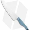 Blue Collar Blades Mule Chef Knife Sapphire Tree Micarta/CF Pins (8" Satin)