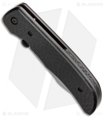 Bob Terzuola Custom ATCF Liner Lock Knife Carbon Fiber (4.125" Stonewash) 4 Bob Terzuola Custom ATCF Liner Lock Knife Carbon Fiber (4.125" Stonewash) - Image 2