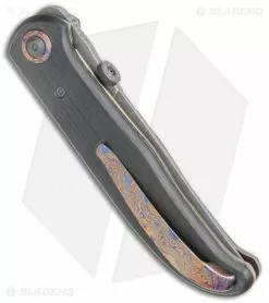 Bob Terzuola Custom ATCF Liner Lock Knife Carbon Fiber (4.125" Stonewash) -Avokelavavat Sales Store Bob Terzuola Custom ATCF LL CF SW BHQ 119429 jr side