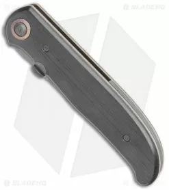 Bob Terzuola Custom ATCF Liner Lock Knife Carbon Fiber (4.125" Stonewash) -Avokelavavat Sales Store Bob Terzuola Custom ATCF LL CF SW BHQ 119429 jr spine