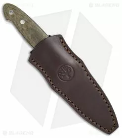 Boker Burnley Cub Fixed Blade Knife Green Micarta (3.3" Plain) 120661 -Avokelavavat Sales Store Boker Burnley Cub Green Micarta plain BHQ 77329 er spine