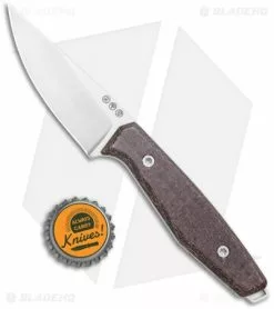 Boker Daily Knives AK1 Drop Point Fixed Blade Knife Brown Micarta (3" Satin) -Avokelavavat Sales Store Boker Daily Knives AK1 DP Fixed Brown Micarta 122502 BHQ 118368 jr bottlecap