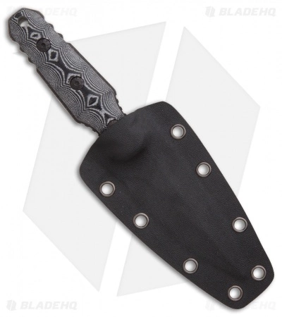 Boker Magnum Lil' Grave Digger Fixed Blade Knife Micarta (3.7" Black SW) 02SC518 5 Boker Magnum Lil' Grave Digger Fixed Blade Knife Micarta (3.7" Black SW) 02SC518 - Image 3