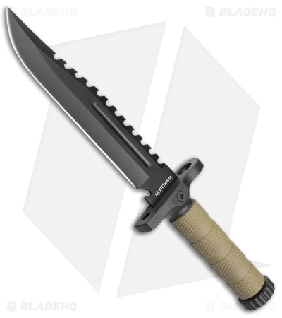 Boker Magnum Boker M-Spec Survival Fixed Blade Knife OD Green Polymer (5.9" Black ) 02SC005 3 Boker Magnum Boker M-Spec Survival Fixed Blade Knife OD Green Polymer (5.9" Black ) 02SC005