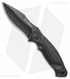 Boker Magnum Advance Pro Fixed Blade Knife Black (4.25" Black)