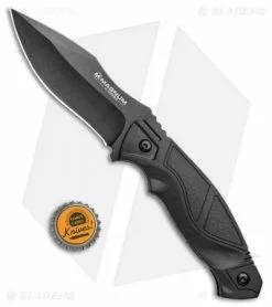Boker Magnum Advance Pro Fixed Blade Knife Black (4.25" Black) -Avokelavavat Sales Store Boker Magnum Advance Pro Black Black 02RY300 BHQ 98586 jr bottlecap