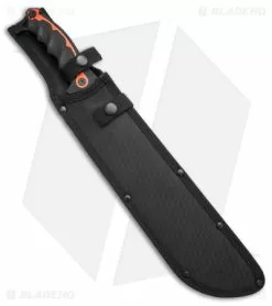 Boker Magnum Chainsaw Backup Straight Machete (11.5" Black) 02RY691 -Avokelavavat Sales Store Boker Magnum Chainsaw Backup Straight Machete 11in Black BHQ 140188 td sheath