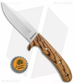 Boker Magnum Elk Hunter Fixed Blade Knife Zebra Wood (4.2" Satin) -Avokelavavat Sales Store Boker Magnum Elk Hunter Fixed Blade Zebra Wood Satin BHQ 139185 jr bottlecap
