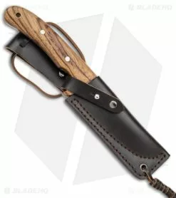 Boker Magnum Elk Hunter Fixed Blade Knife Zebra Wood (4.2" Satin) -Avokelavavat Sales Store Boker Magnum Elk Hunter Fixed Blade Zebra Wood Satin BHQ 139185 jr sheath