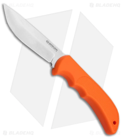 Boker Magnum HL Fixed Universal Drop Orange TPR (3.58" Satin) 02RY800 3 Boker Magnum HL Fixed Universal Drop Orange TPR (3.58" Satin) 02RY800