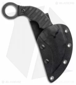 Boker Magnum Hotel Romeo Karambit Fixed Blade Knife Black G-10 (3" Black Serr) -Avokelavavat Sales Store Boker Magnum Hotel Romeo Karambit Knife Black G 10 BHQ 94427 ns sheath