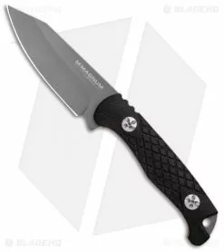 Boker Magnum Life Knife Fixed Blade Black G-10 (3.6" Gray) 02MB201
