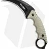 Boker Magnum Spike Karambit Fixed Blade Knife Tan G-10 (3.75" Black) 02SC028