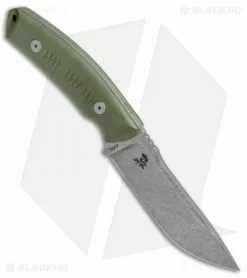 Boker Plus Blacklist Fixed Blade Knife OD Green (4.875" Stonewash) 02BO007 -Avokelavavat Sales Store Boker Plus Blacklist OD Green SW 02BO007 BHQ 49519 jr spine 2