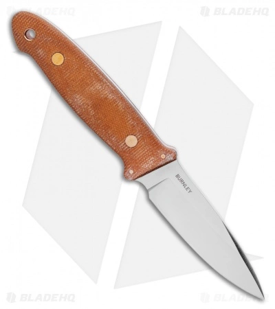 Boker Plus Burnley Cub Pro Fixed Blade Knife Brown Micarta (3.75" Satin) 02BO029 4 Boker Plus Burnley Cub Pro Fixed Blade Knife Brown Micarta (3.75" Satin) 02BO029 - Image 2