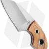 Boker Plus Gnome Fixed Blade Knife Brown Olive Wood (2.2" D2 ) 74 01BO322