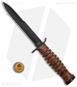 Boker Plus M3 Trench Fixed Blade Knife (6.75" Black Plain) 02BO048 -Avokelavavat Sales Store Boker Plus M3 Trench Fixed Blade Knife 6in Black Plain BHQ 144321 td size