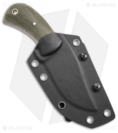 Boker Plus Mad Man Fixed Blade Green Micarta (3.31" D2 Stonewashed) 5 Boker Plus Mad Man Fixed Blade Green Micarta (3.31" D2 Stonewashed) - Image 3