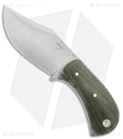 Boker Plus Mad Man Fixed Blade Green Micarta (3.31" D2 Stonewashed) 3 Boker Plus Mad Man Fixed Blade Green Micarta (3.31" D2 Stonewashed)