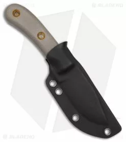 Boker Plus Micro Tracker Fixed Blade Knife Brown Micarta (3.3" Black) 02BO076 -Avokelavavat Sales Store Boker Plus Micro Tracker FBK Brown Micarta 3in Black BHQ 146734 td side