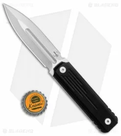 Boker Plus Omerta Dagger Fixed Blade Knife Black G-10 (3.9" Stonewash) -Avokelavavat Sales Store Boker Plus Omerta Dagger Fixed Blade Black G 10 SW 02BO032 BHQ 125044 jr bottlecap