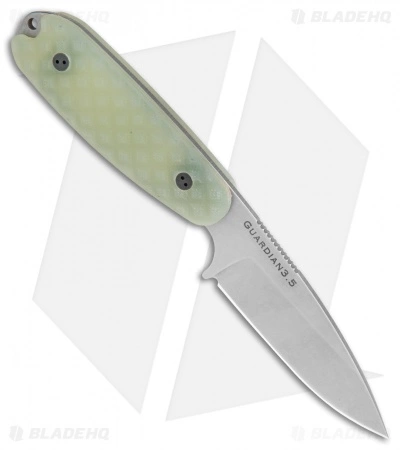 Bradford Knives Guardian3.5 Fixed Blade Ghost G-10 (3.75" Sabre Stonewash) 4 Bradford Knives Guardian3.5 Fixed Blade Ghost G-10 (3.75" Sabre Stonewash) - Image 2