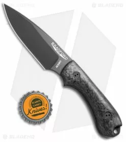 Bradford Knives Guardian3 Knife 3D Carbon Fiber (3.5" False Edge/M390/DLC) -Avokelavavat Sales Store Bradford Guardian3 False Edge DLC 3D CF 3FE 114B BHQ 68223 jr bottlecap