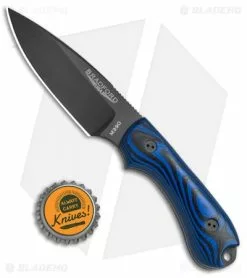 Bradford Knives Guardian3 Knife 3D Black/Blue G-10 (3.5" False Edge DLC) -Avokelavavat Sales Store Bradford Guardian3 False Edge DLC G 10 Blue Black 3FE 113B BHQ 68221 jr bottlecap 2