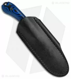 Bradford Knives Guardian3 Knife 3D Black/Blue G-10 (3.5" False Edge DLC) -Avokelavavat Sales Store Bradford Guardian3 False Edge DLC G 10 Blue Black 3FE 113B BHQ 68221 jr sheath